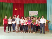 Bế giảng lớp Sơ cấp nghề May công nghiệp tại xã Cát Nê, huyện Đại Từ, tỉnh Thái Nguyên