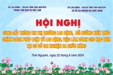 Hội nghị cung cấp thông tin thị trường lao động, bồi dưỡng kiến thức chính sách pháp luật về lao động, việc làm dành cho học viên tại Cơ sở Cai nghiện Đa chức năng tỉnh